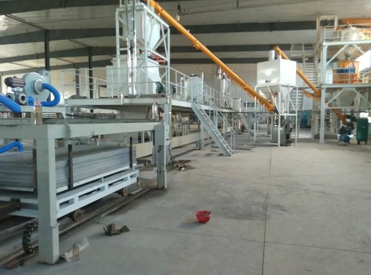 CE Wall Panel Equipment , 2 - 24mm Thickness Magnesium Oxide Board Production Line