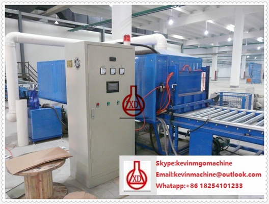 Double Roller Extruding Technology MgO Board Production Line for Sawdust / Crushed Plant Straw Material