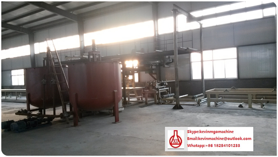 High Intensity MgO Board Production Line with Double Roller Extruding Technology