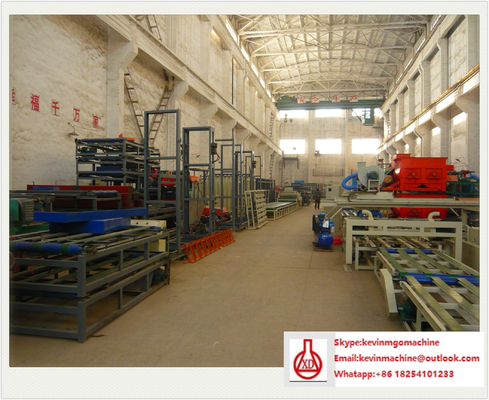Automatic Eps Sandwich Panel Mgo Board Production Line for Cement / Mgo / Wood Saw Powder