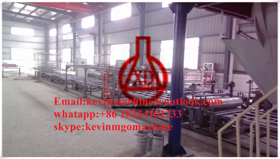 China Automatic fireproof mgo Board production line With Larger Capacity 1500 sheets