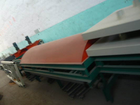 Full Automatic Fiber Glass Magnesium Oxide Sheet  Construction Material Making machine  Larger Capacity   1500 Sheets