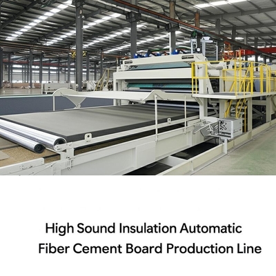 High Sound Insulation Automatic Fiber Cement Board Production Line for Materials and Efficiency