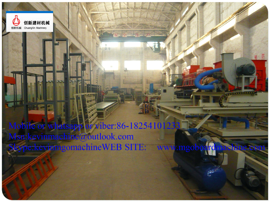 Fire - Proof Mgo Board Production Line For Magnesium Oxide Board Manufacturing Process