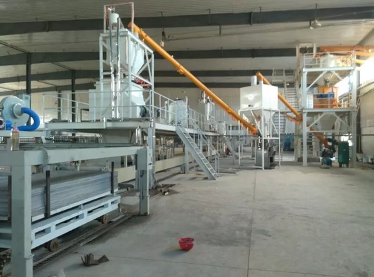 Glazed / PET Film Coated MGO Waves Roofing Tiles Roof Sheet Machine 3mm - 6mm Thickness
