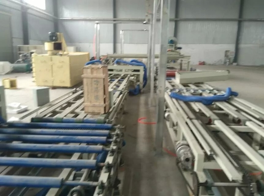 Glazed / PET Film Coated MGO Waves Roofing Tiles Roof Sheet Machine 3mm - 6mm Thickness