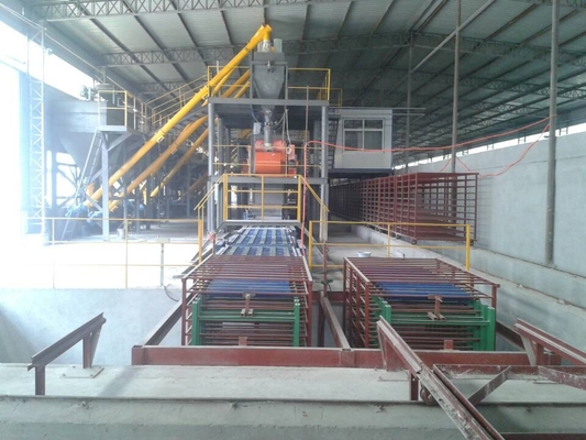 Hydraulic Switch  Fiber Cement Wall Panel Making Machine High Degree Automation