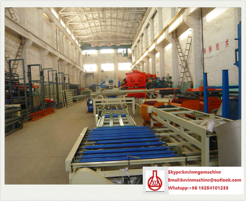 Electric Fiber Cement Board Production Line , 2000sqm Sandwich Panel Making Machine 