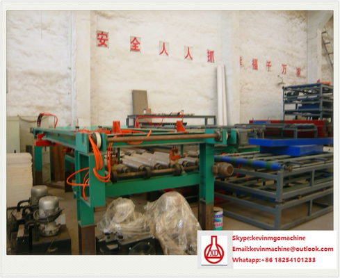 Electric Fiber Cement Board Production Line , 2000sqm Sandwich Panel Making Machine 