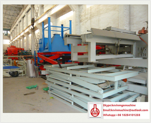 Electric Fiber Cement Board Production Line , 2000sqm Sandwich Panel Making Machine 