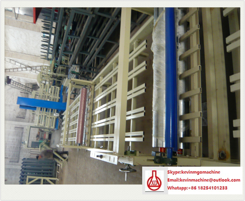 Construction Material Making Machinery , Semi Automatic Mgo Board Production Line