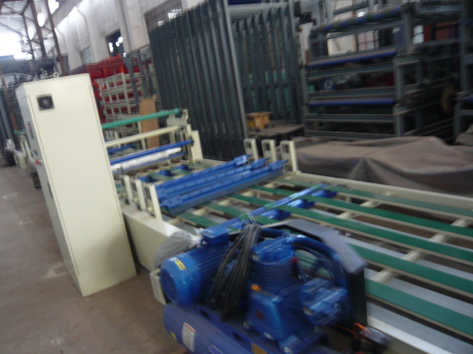Energy Efficient  Steel Texture 1.5 * 18 m Door Making Machines for Fiber Cement Door