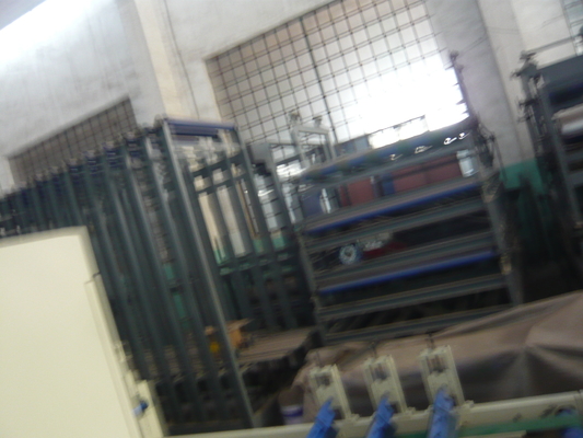 Energy Efficient  Steel Texture 1.5 * 18 m Door Making Machines for Fiber Cement Door
