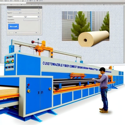Customizable Fiber Cement Board Production Line with ≥45dB Sound Insulation