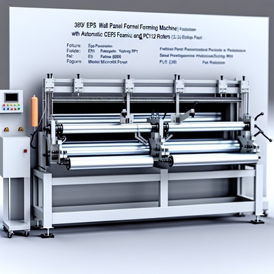380V Wall Panel Forming Machine with Automatic EPS Foaming & Cr12 Rollers