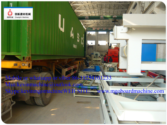 Automatic Fireproof MgO Board Production Line Wall Panel Manufacturing Equipment