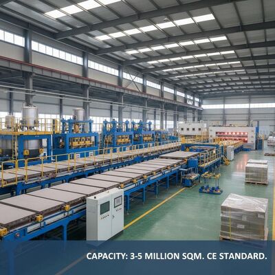 Capacity 3-5 Million Sqm Custom Fiber Cement Panel Production Line CE Standard Ensuring Consistent and Panel Fabrication
