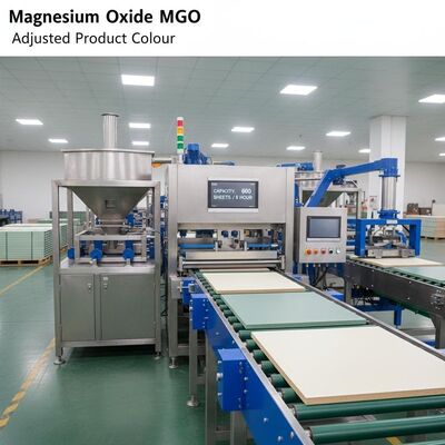 Full-automatic MgO Board Production Line Featuring Adjusted Product Colour and Capacity 600 Sheets 8 Hour for Industrial